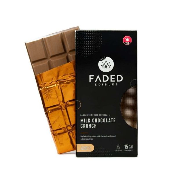 Faded Edibles THC Milk Chocolate Crunch Bar 768x768 1