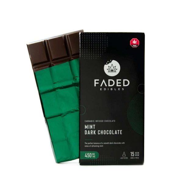 Faded Edibles THC Mint Dark Chocolate Bar 768x768 2