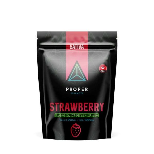 Proper Extracts Sativa Strawberry Gummies 768x768 1